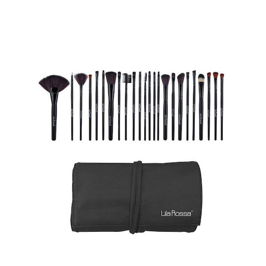 Set 24 Professional Makeup Brushes Lila Rossa Royal