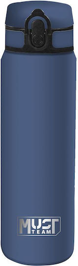 Must Team Stainless Steel Thermos Bottle 600ml Blue