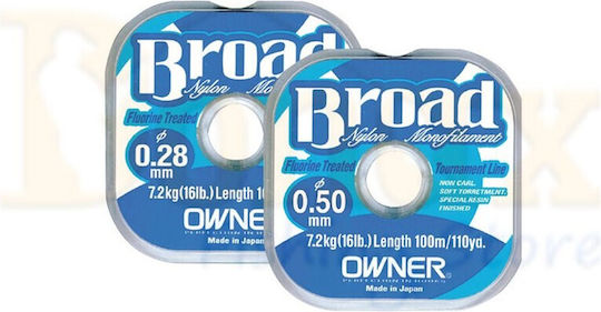 Πετονιά Owner Broad 300m Χρωμα Blue Green Μεγεθος 0.26