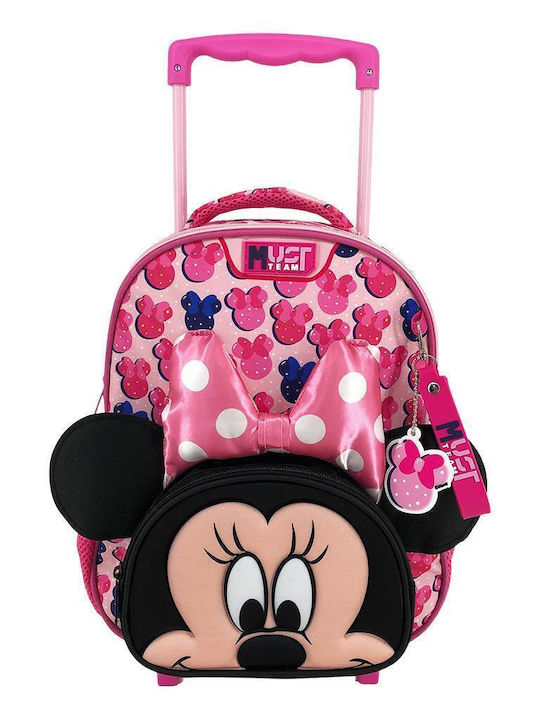 Minnie Mouse School Trolley Bag Kindergarten Pink 8lt 2026