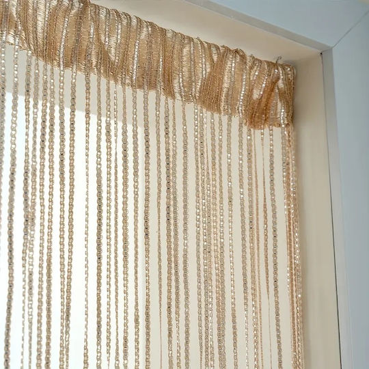 Κουρτίνα String Strass Χρυσό 100x195cm 39-950-2543