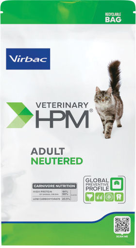 Virbac Dry Food for Adult Neutered Cats 7kg