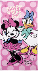 Kids' Beach Towel Minnie Mouse Daisy Pink 70x140cm Kids' Beach Towel Minnie Mouse Daisy Pink 70x140cm