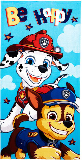 Παιδική Πετσέτα Θαλάσσης Paw Patrol Μπλε 140x70cm