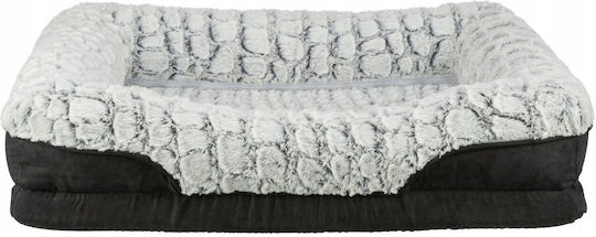 Lino Vital Bed Dog Cat Black Grey 110 × 75 Cm