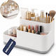 Wellhaus Kosmetikorganisator mit Trennzeichen Weiß 23x12x11,5 cm