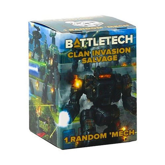Catalyst Game Labs Battletech Clan Invasion Salvage Blind Box Figure