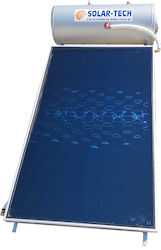 Solar-Tech ST-DGL Inox In Out Solar-Wasserheizung 160lt Glas Dreifache Energie m² Auswahl