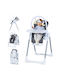 Costway Foldable Baby Highchair with Adjustable Height Gray
