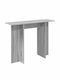 vidaXL Konsolentisch Holz Grau M100xB30xH75cm