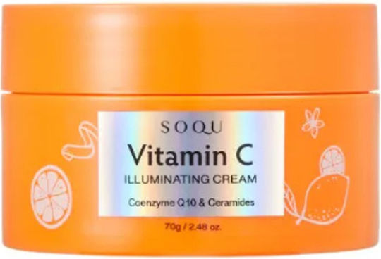 SOQU Vitamin C Feuchtigkeitsspendende Gesichtscreme Tag mit Vitamin C 70gr