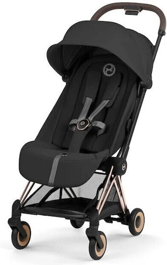 Cybex Coya Καρότσι Μωρού Kατάλληλο για Nεογέννητο Rosegold / Sepia Black