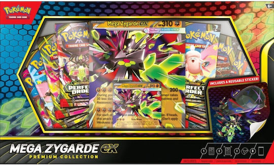 Pokemon Mega Zygarde Ex Premium Collection Mega Evolution: Perfect Order Booster Box (EN)