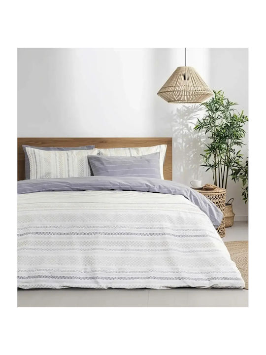 Nima Soleil Double Bed Sheets Set With Fitted Sheet 160x200+32cm Soleil (4pcs)