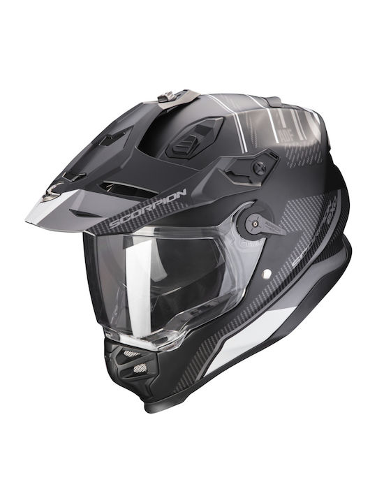 Scorpion ADF-9000 Air Desert Matt Black-Silver ...