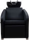 Salon Tech Stationary Hair Salon Sink with Black Chair
