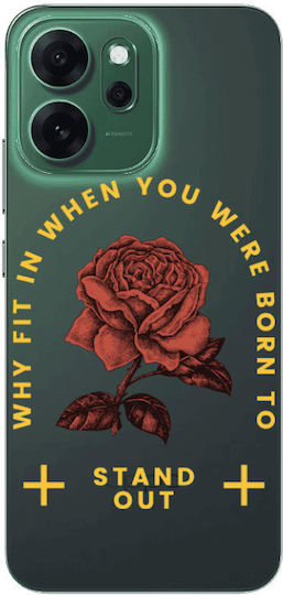 Oppo Reno 14 Fs Stand Out Transparente Silikon TPU Handyhülle