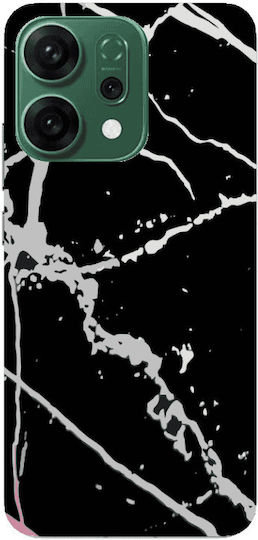 Oppo Reno 14 Marble Cream Cracks Transparent Silicone Tpu Θήκη