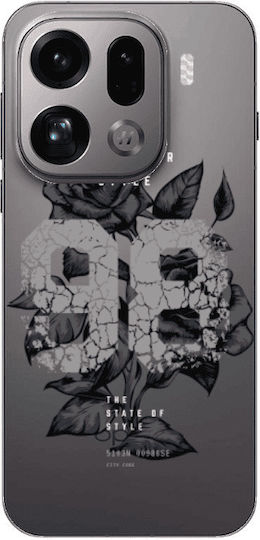 Oppo Find X9 Pro Blumen 98 Transparente Silikon Tpu Handyhülle