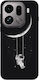 Oppo Find X9 Pro Swing On Moon Transparent Silicone TPU Case