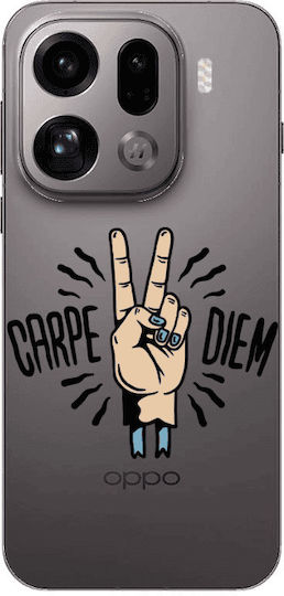 Oppo Find X9 Pro Carpe Two Diem Husa Transparentă Din Silicon Tpu