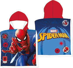 Πόντσο Quick Dry Microfiber 50x100εκ Spiderman