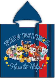 Borea Poncho De Plajă Pentru Copii Paw Patrol Albastru 110 x 55cm Borea Poncho De Plajă Pentru Copii Paw Patrol Albastru 110 x 55cm