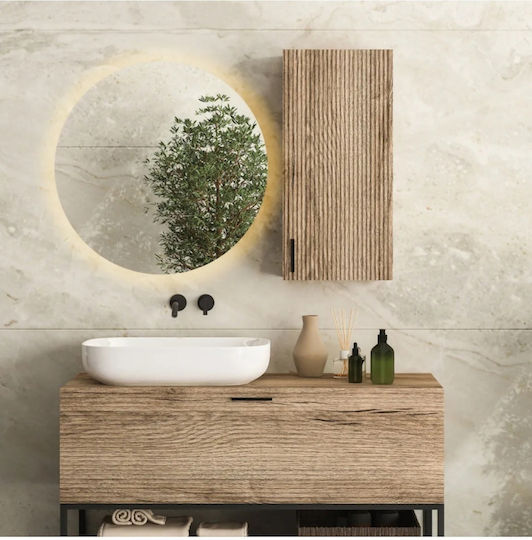 SteweHome STE-009137-P9137 Καθρέπτης Πορτοκαλί & LED Φωτισμό Διαμέτρου 35cm SteweHome STE-009137-P9137 Καθρέπτης Πορτοκαλί & LED Φωτισμό Διαμέτρου 35cm