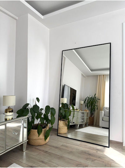SteweHome STE-010363-P10363 Καθρέπτης Ολόσωμος Ορθογώνιος Μαύρος 180x100cm SteweHome STE-010363-P10363 Καθρέπτης Ολόσωμος Ορθογώνιος Μαύρος 180x100cm