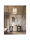 SteweHome SteweHome Wandspiegel Asymmetrischer mit Beige Hölzernem Rahmen 90x60cm
