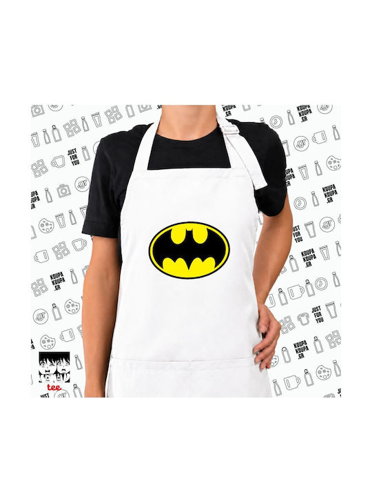 Koupakoupa Batman Кухненска Престилка Бяла 22x4...
