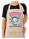 Koupakoupa Labubu Stitch Küchen-Schürze Beige 22x40cm KP_31086