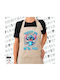 Koupakoupa Stitch Touch Me And I Will Bite You Kitchen Apron Beige 22x40cm