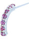 Silver And More Nose Hoop Earring from Pink Gold Plated Silver