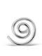 Silver And More Ohrring Stift Spiral Nase aus Silber