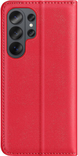 Dux Ducis Brieftasche Hülle Galaxy S26 Ultra Qi Kabelloses Laden Kompatibel Rote