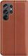 Dux Ducis Anti-rfid Wallet Case Galaxy S26 Ultra Qi Wireless Charging Compatible Brown