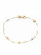 Senzio Belibasakis Women's Bracelet Gold 14K with Pearls