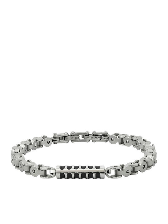 Silver And More Ανδρικό Βραχιόλι από Ανοξείδωτο Ατσάλι