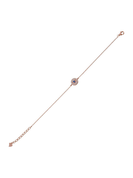 Silver And More Women's Gold Plated Silver Bracelet with Zircon