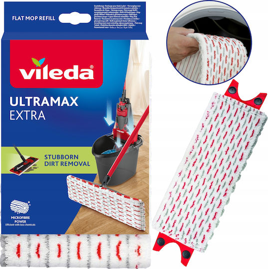 Vileda Ultramax and Ultramat Ανταλλακτικό Πανί Παρκετέζας με Μικροίνες