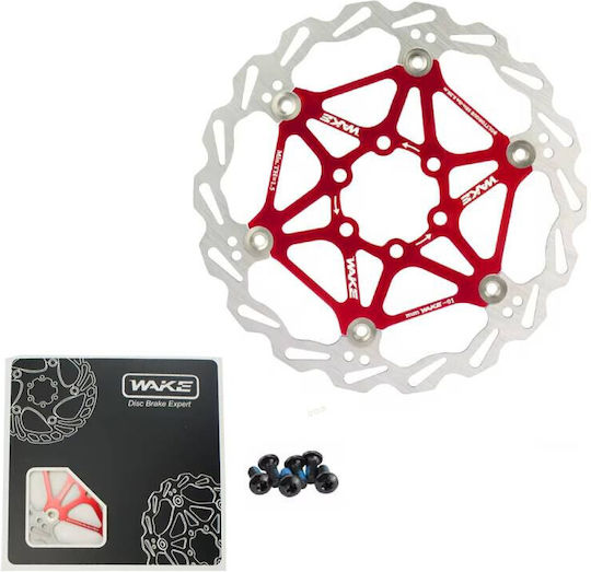 Floating 203 Mm Brake Disc Wake Mtb Red