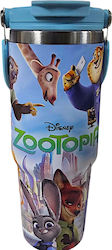 Disney Kinder Trinkflasche Thermos Blau 900ml
