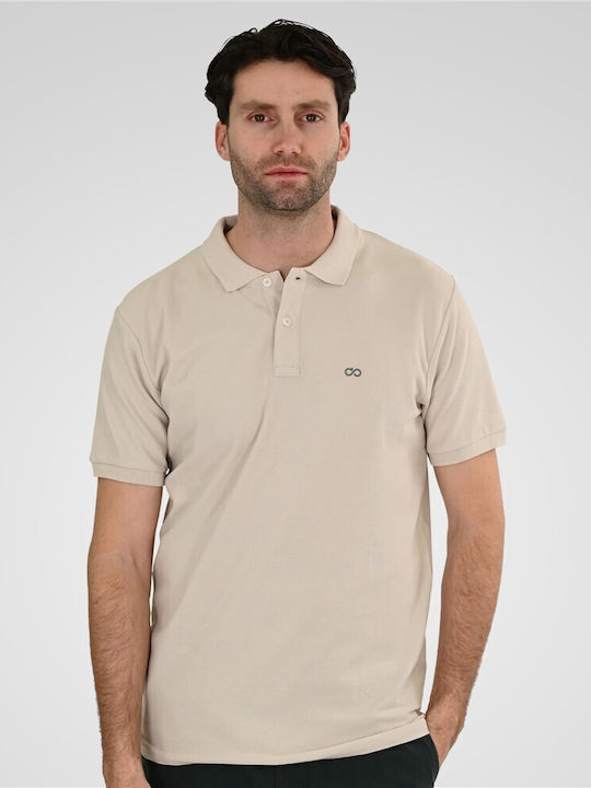 Double Polo Μπλούζα Κοντομάνικη Εκρού