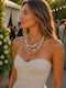 Kinzi Necklace From Gold Plated Steel