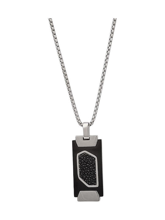 Silver And More Stahl Halskette