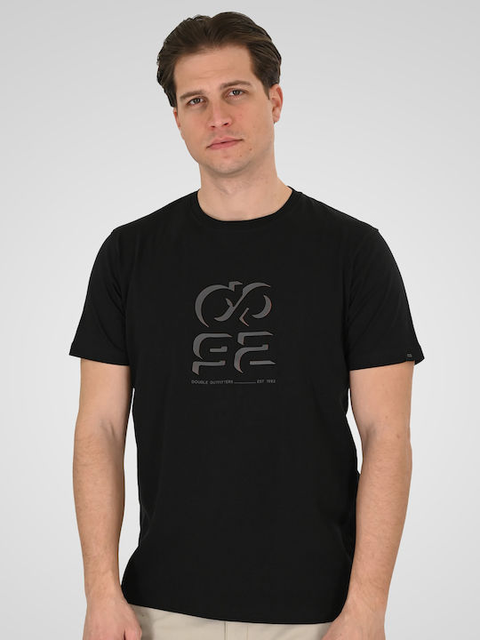Double Μπλούζα Κοντομάνικη Black