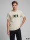 T-shirt Εκρου