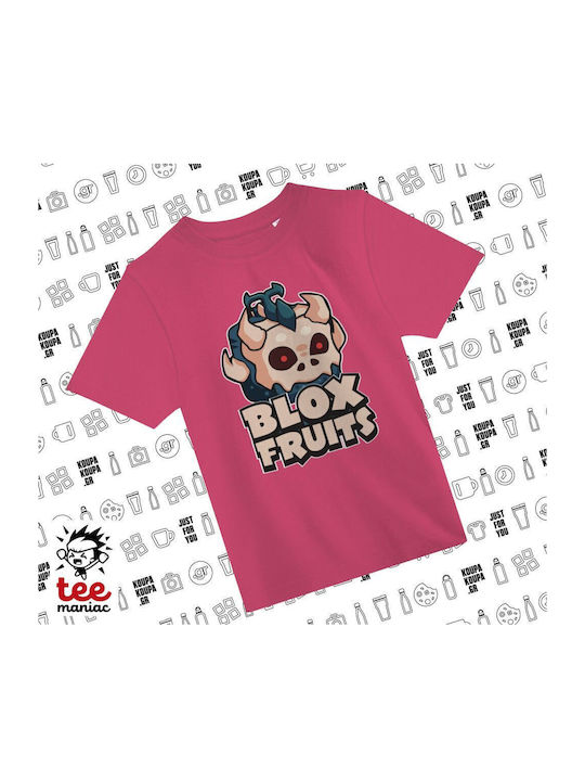 Kinderoberteile T-Shirt Rosa Roblox Blox Fruits KP_33484_tshirt-kid-rosa