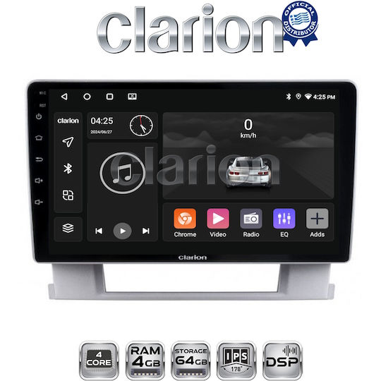 Clarion Ηχοσύστημα Αυτοκινήτου για Opel Astra 2011>2015 (Bluetooth/USB/WiFi/GPS/Apple-Carplay/Android-Auto)